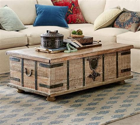 pottery barn trunk coffee table|pottery barn coffee table outdoor.